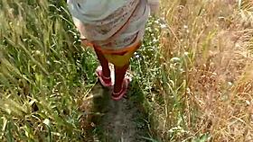 Desi Bhabhi's Outdoor Jungle Fucking Adventure.