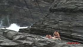 Sparta - Tan babe gets her ass banged hard on the beach