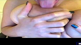 Teen Shows Her Huge Natural Tits On Webcam