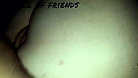 She whispers, 'Fuck my tight ass hard on the bed, babe.' Her horny girlfriend joins for intense anal with the couple.