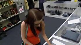 Busty nerd gets fucked hard for student loan!