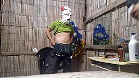 Beautiful Asian Step Mom Fucks Pizza Boy Doggystyle In Old House On Christmas