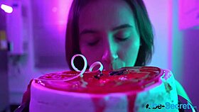 besecret yes i know dont play with money and food but today its an exceptional situation and if you want to know this cake felt after my sexual action even better