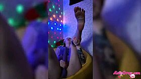 hot girl passionate pussy play with toys after party - female orgasm