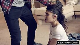 Ryan Madison creampies Brenna Sparks twice in teen 18+ blowjob.