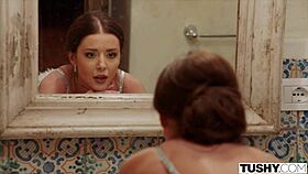 i watched tushy runaway bride sybil's anal adventure before her wedding, from doggystyle to spooning