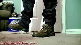 Tony relaxes while joe sucks his hard cock