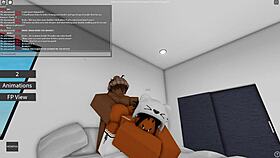First Time Amateur Bent Over In Roblox