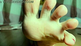 my beautiful legs with red nails