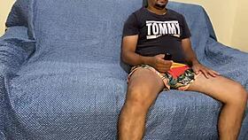 Mayemarc1 couple watching tv as brunette sits on dick in dress 😜