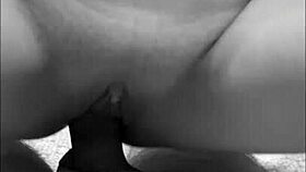 petite girl pleases guy with huge cock, leading to orgasm