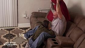 Freya von doom visits stepdad and new wife