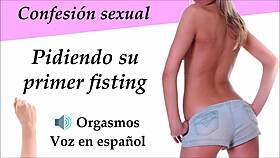 Spanish audio request for fisting with orgasms