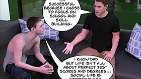 in this 3d comic, a busty big ass mature cheats with a monster cock