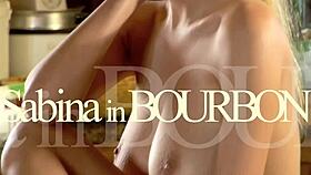 Slim D Cup Sabina Makes Nude Coffee In Kitchen