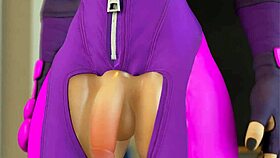 Hot Futa Anal Sex Cum!