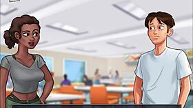 i'm playing summertime saga 167, it's so fun