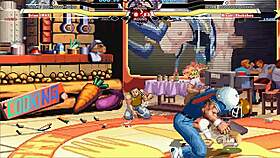 Brian battles Shokuhou in hentai cumshot action