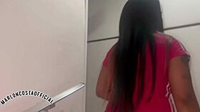 I helped my neighbor with the suitcase and got lucky.