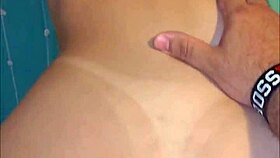 Fucking my best friend in the beach room I shared with her husband, my second best friend, in a creampie doggystyle session