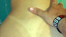 Fucking my best friend in the beach room I shared with her husband, my second best friend, in a creampie doggystyle session