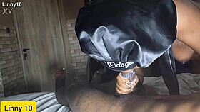 This black dude with monster cock was a beast in doggy style with petite lover