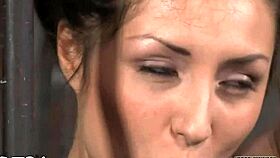 rough sadomasochism sex with tight pussy and oral punishment