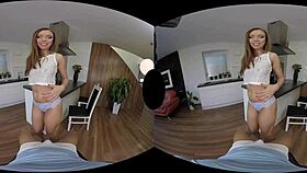 Morgan Rodriguez is a sexy chick in VR reality.