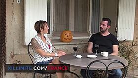 Cougar catalya seduced by young man