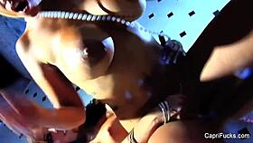 Capri Cavanni's Big Tits Clash in a Lesbian Fuck with Toys?
