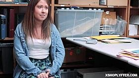 Isabella Nice Handles Officer's Big Cock At Work In Office