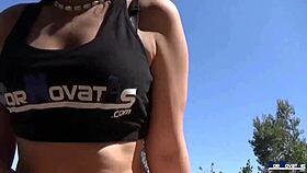 Little Spanish Brunette Mature Fucking And Sucking Big Cock In The Mountains