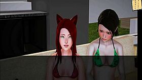 Exploring my new family in this 3D game