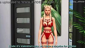 lovely night with stepsister in sims 4 3d animation ends with rough scene