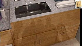 meeting john johnson in wvm 1, exploring big tits and ass in erotic hentai game