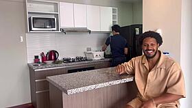 bartender, you gonna fuck that curious straight client in the ass?