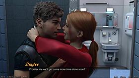 Teen nearly caught in lesbian encounter with big tits indian milf in stranded in space 72.