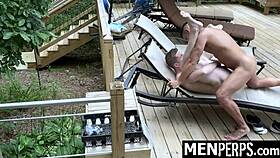 The gay officer seduces the twink suspect in a thorough stripsearch 😏