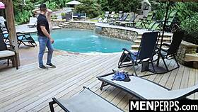 The gay officer seduces the twink suspect in a thorough stripsearch 😏