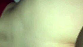 Slut bent over takes backshots in doggystyle creampie