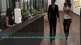 A Wife and Stepmother 26 - Teen 18+ Brunette MILF with Big Ass in Homemade Game