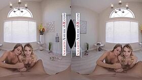 two chicks at once in vr with kenna and veronica