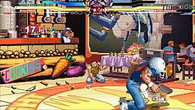 Brian battles Shokuhou in hentai cumshot action