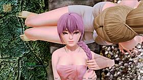 Exploring the harem hotel game in episode 114 with anime adventures