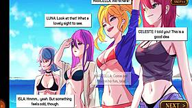 This haunted raven game is short but not bad in anime hentai style