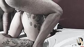 latina brunette in hotel getting assfucked and masturbating 😈