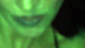 Wow! Tattooed chick, suck that stranger’s cock in a video booth right now!