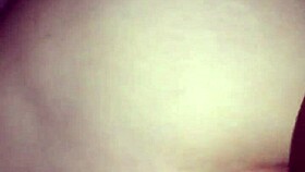 Slut bent over takes backshots in doggystyle creampie