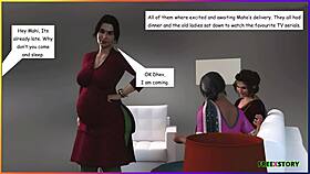 pregnant passion 3d comics indian bhabhi with husband