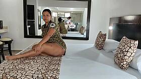 i'm sneaking around with my stepaunt, a mature brunette housewife with a big ass.